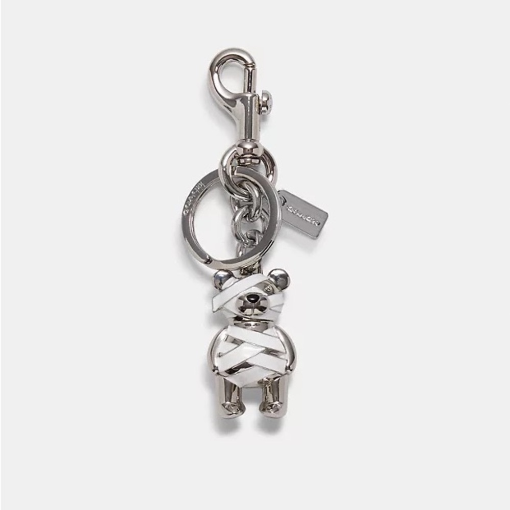 Coach Halloween Mummy Bear Bag Charm